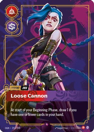Image of Jinx - Loose Cannon (251/298) - Origins Foil