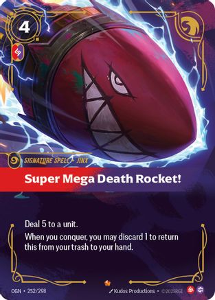 Image of Super Mega Death Rocket! (252/298) - Origins Foil