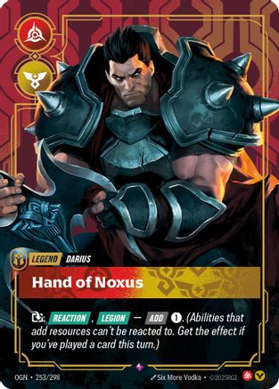 Image of Darius - Hand of Noxus (253/298) - Origins Foil