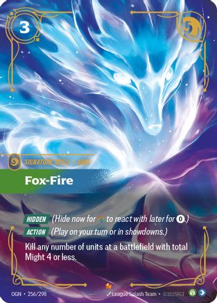 Image of Fox-Fire (256/298) - Origins Foil
