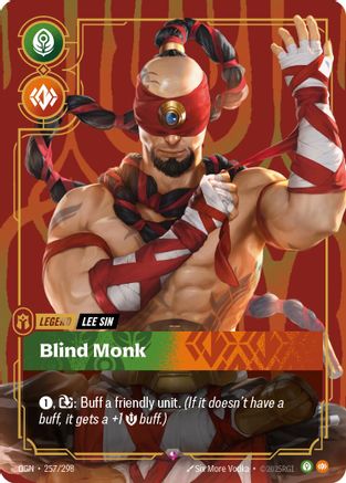 Image of Lee Sin - Blind Monk (257/298) - Origins Foil