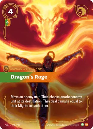 Image of Dragon's Rage (258/298) - Origins Foil