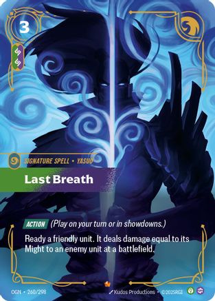 Image of Last Breath (260/298) - Origins Foil