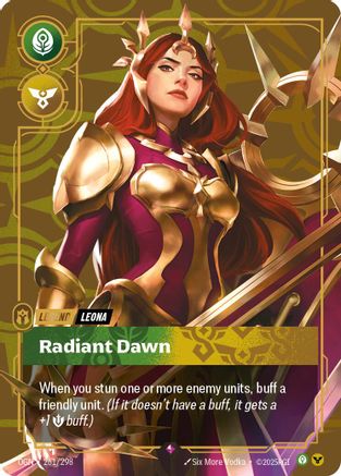 Image of Leona - Radiant Dawn (261/298) - Origins Foil