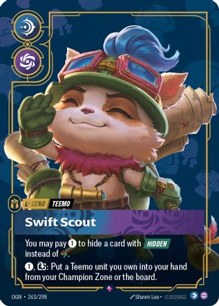 Image of Teemo - Swift Scout (263/298) - Origins Foil