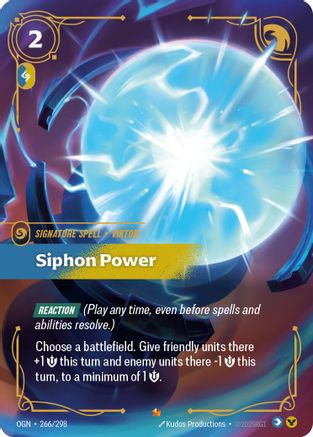Image of Siphon Power (266/298) - Origins Foil