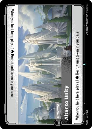 Image of Altar to Unity (275/298) - Origins