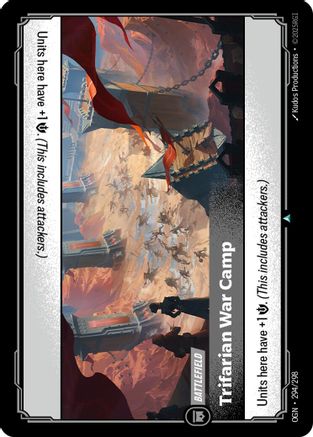 Image of Trifarian War Camp (294/298) - Origins Foil