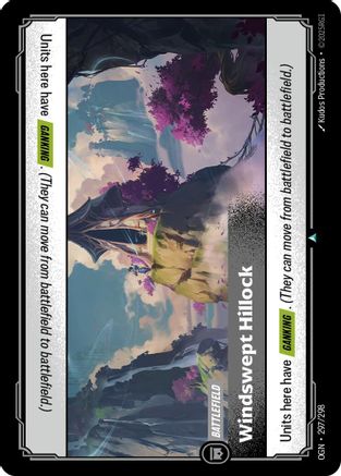 Image of Windswept Hillock (297/298) - Origins Foil