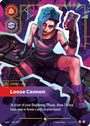 Image of Jinx - Loose Cannon (Showcase) (301/298) - Origins Foil