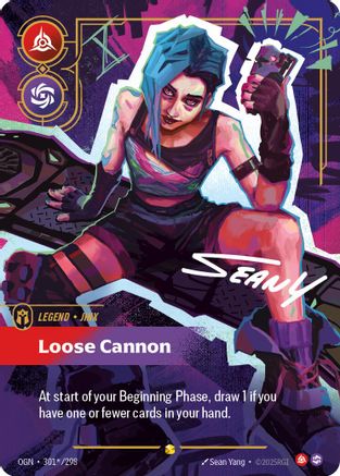 Image of Jinx - Loose Cannon (Signature) (301*/298) - Origins Foil