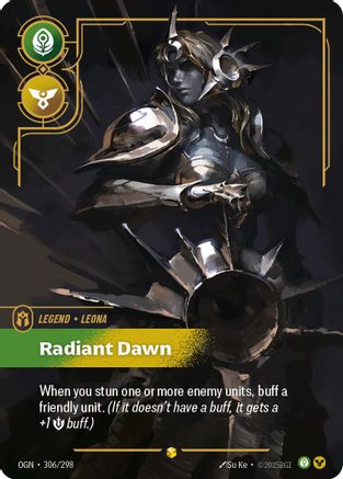 Image of Leona - Radiant Dawn (Showcase) (306/298) - Origins Foil
