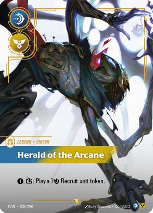 Image of Viktor - Herald of the Arcane (Showcase) (308/298) - Origins Foil