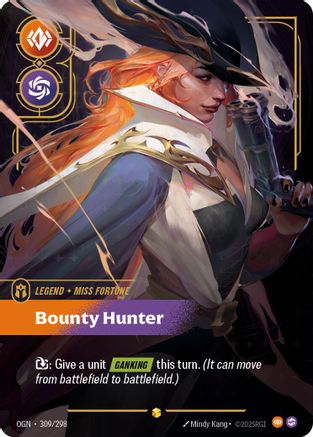 Image of Miss Fortune - Bounty Hunter (Showcase) (309/298) - Origins Foil