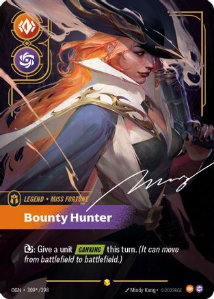 Image of Miss Fortune - Bounty Hunter (Signature) (309*/298) - Origins Foil