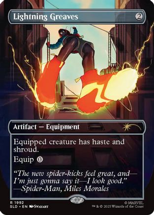 Image of Lightning Greaves (1992) [Secret Lair Drop Series]