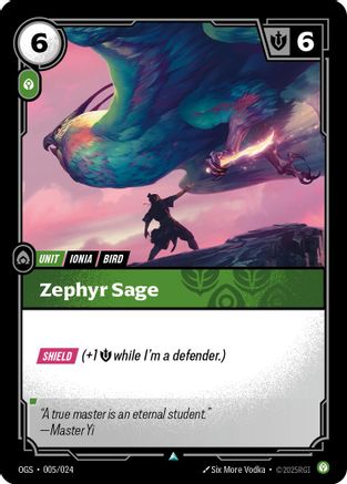 Image of Zephyr Sage (005/024) - Origins Proving Grounds