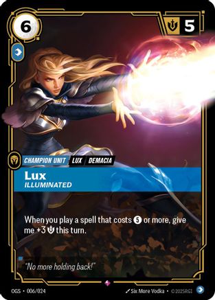 Image of Lux - Illuminated (006/024) - Origins Proving Grounds