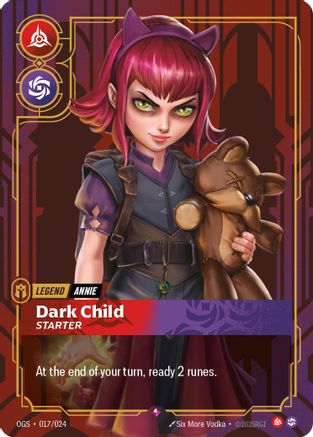 Image of Annie - Dark Child (Starter) (017/024) - Origins Proving Grounds