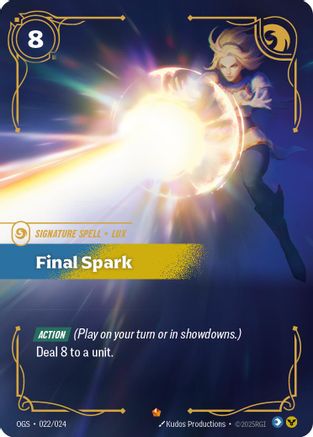 Image of Final Spark (022/024) - Origins Proving Grounds
