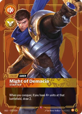 Image of Garen - Might of Demacia (Starter) (023/024) - Origins Proving Grounds