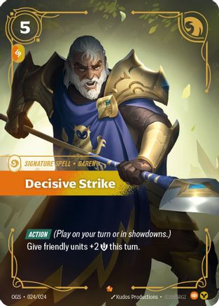 Image of Decisive Strike (024/024) - Origins Proving Grounds