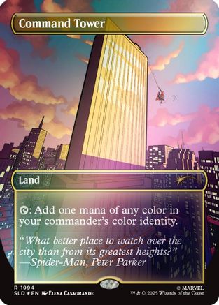Image of Command Tower (1994) (Rainbow Foil) [Secret Lair Drop Series]