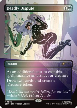 Image of Deadly Dispute (1985) (Rainbow Foil) [Secret Lair Drop Series]