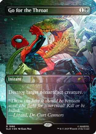 Image of Go for the Throat (Rainbow Foil) [Secret Lair Drop Series]