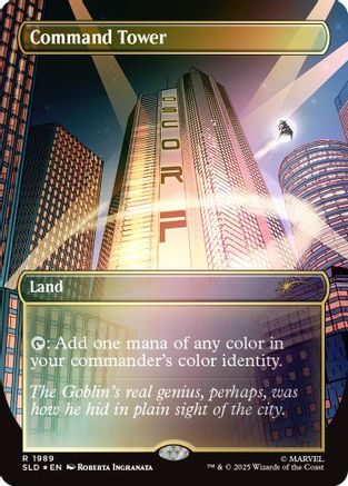 Image of Command Tower (1989) (Rainbow Foil) [Secret Lair Drop Series]