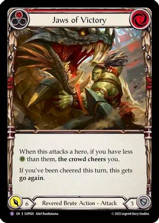 Image of Jaws of Victory [SUP005] (Super Slam)  Rainbow Foil