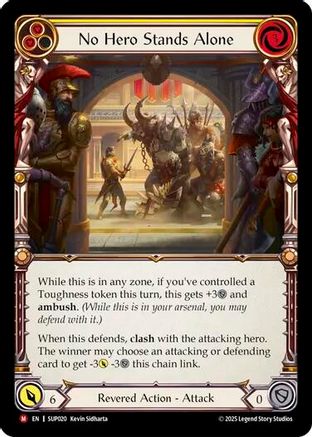 Image of No Hero Stands Alone [SUP020] (Super Slam)  Rainbow Foil