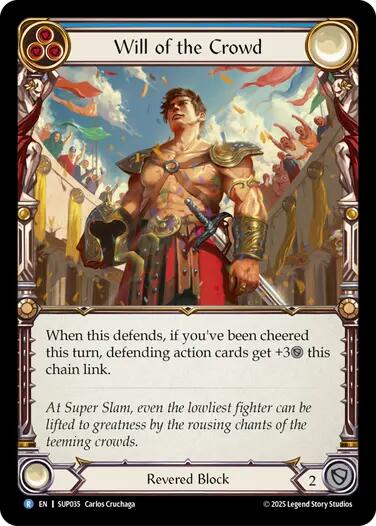 Image of Will of the Crowd [SUP035] (Super Slam)  Rainbow Foil
