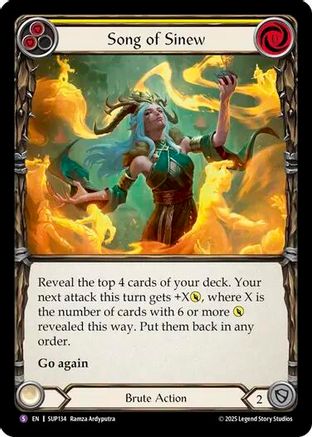 Image of Song of Sinew [SUP134] (Super Slam)  Rainbow Foil