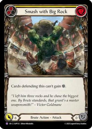 Image of Smash with Big Rock [SUP133] (Super Slam)  Rainbow Foil