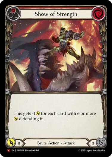Image of Show of Strength [SUP128] (Super Slam)  Cold Foil