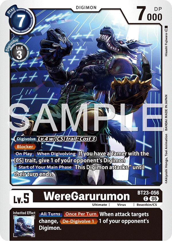 Image of WereGarurumon [BT23-056] [Hackers' Slumber]