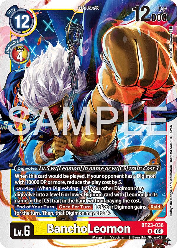 Image of BanchoLeomon [BT23-036] [Hackers' Slumber]