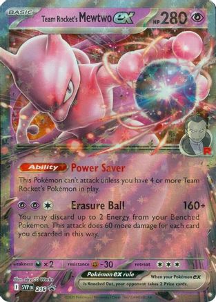 Image of Team Rocket's Mewtwo ex (216) [Scarlet & Violet: Black Star Promos]