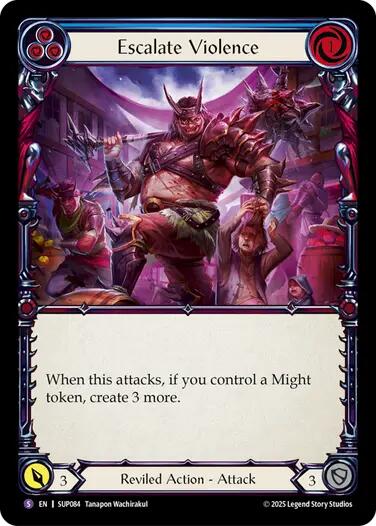 Image of Escalate Violence [SUP084] (Super Slam)  Rainbow Foil