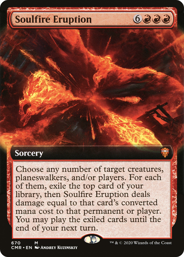 Image of Soulfire Eruption (Extended Art) [Commander Legends]