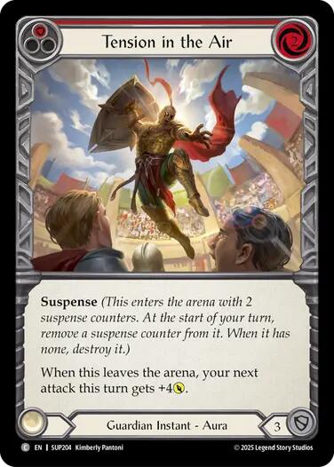 Image of Tension in the Air (Red) [SUP204] (Super Slam)  Rainbow Foil
