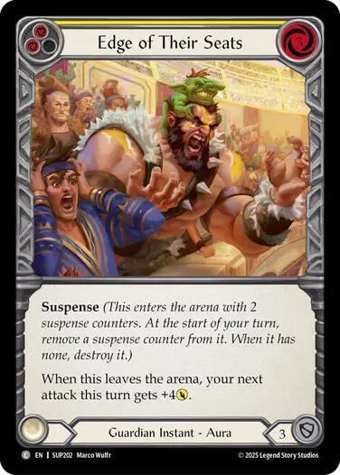 Image of Edge of Their Seats (Yellow) [SUP202] (Super Slam)