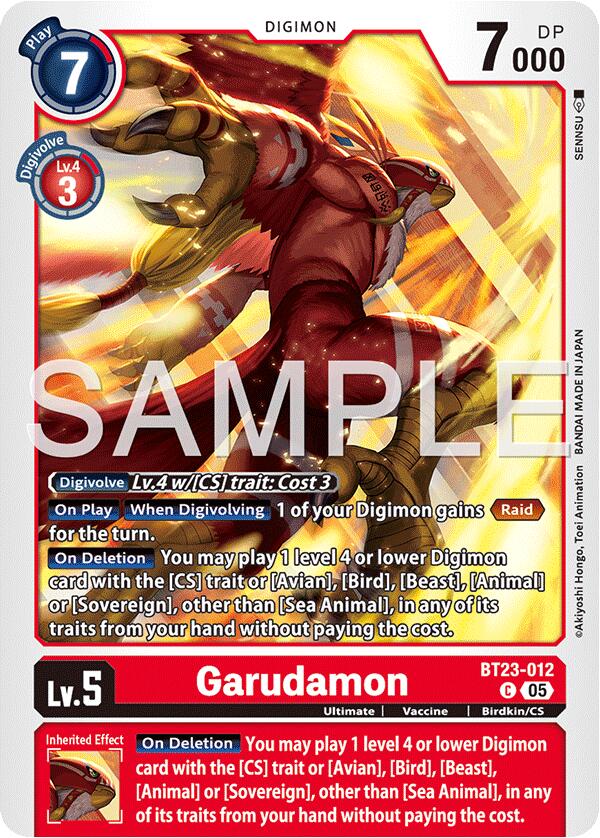 Image of Garudamon [BT23-012] [Hackers' Slumber]