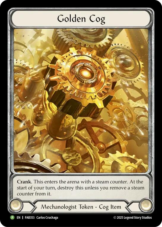 Image of Golden Cog (FAB353) [FAB353] (Promo)  Cold Foil