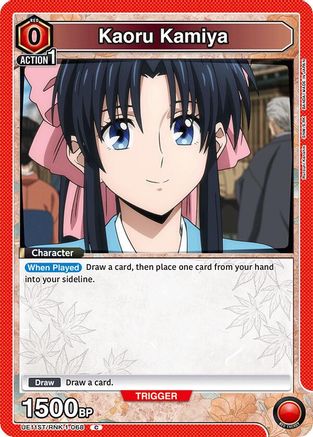 Image of Kaoru Kamiya (068) (UE11ST/RNK-1-068) - UE11ST Rurouni Kenshin Starter Deck