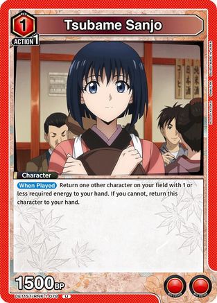 Image of Tsubame Sanjo (UE11ST/RNK-1-078) - UE11ST Rurouni Kenshin Starter Deck