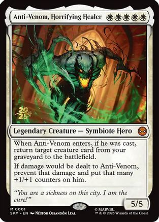 Image of Anti-Venom, Horrifying Healer [Marvel's Spider-Man Prerelease Promos]