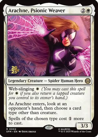 Image of Arachne, Psionic Weaver [Marvel's Spider-Man Prerelease Promos]