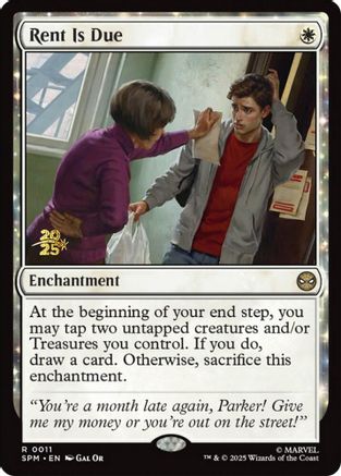 Image of Rent Is Due [Marvel's Spider-Man Prerelease Promos]